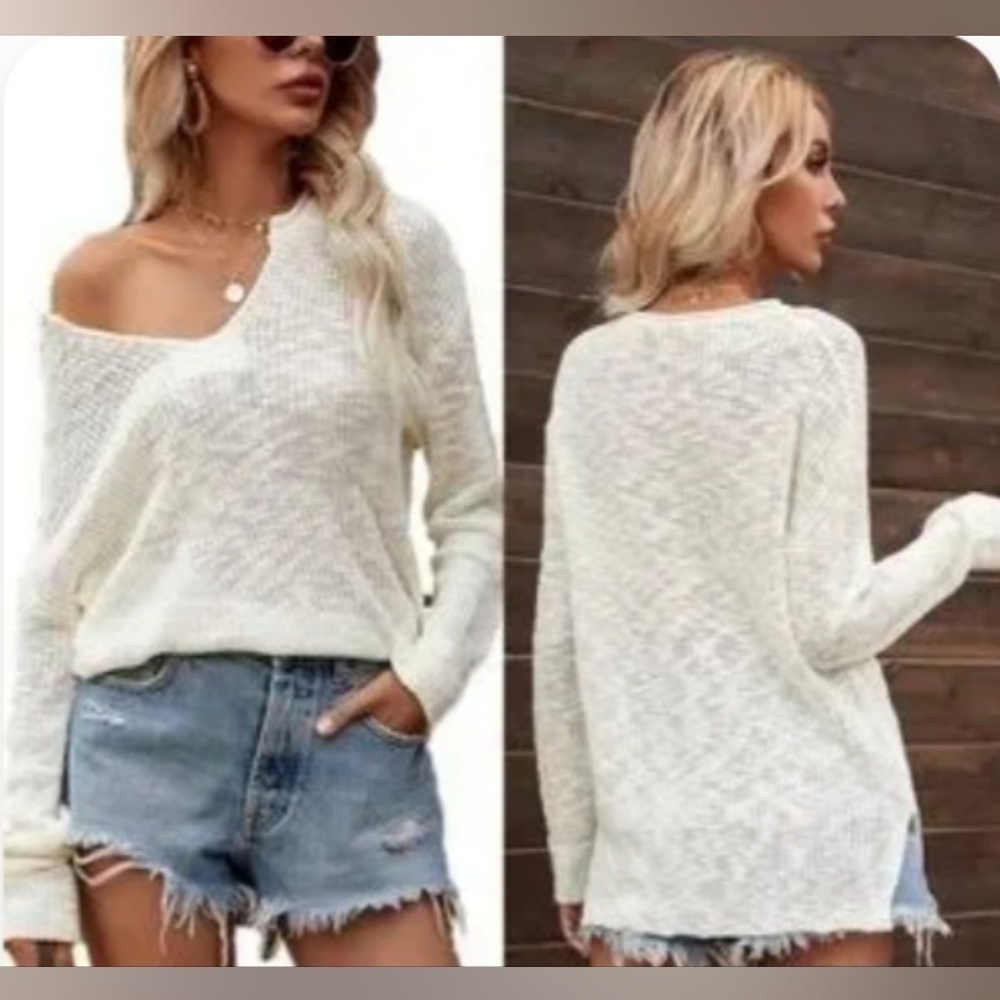 Ivory Long Sleeve Sweater